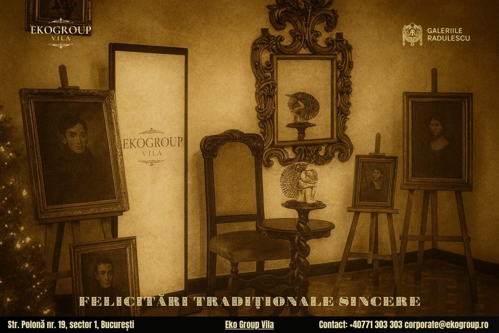 Urări de Crăciun inspirate din epoca interbelică, în cadrul evenimentului Crăciunul anilor ’30 de la Eko Group Vila